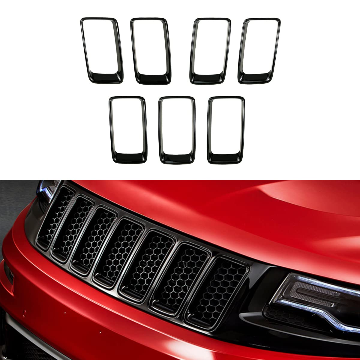 WK36 Jeep Grand Cherokee 黒 グリル　早い者勝ち！ Jeep ジープ グランドチェロキー 2013〜2016 SRT-8 WK WK36T